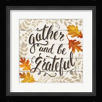 Harvest Delight VI on White Framed Print