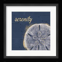 Calm Seas X Framed Print