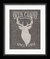 Soft Lodge VI Dark Framed Print