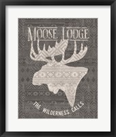 Soft Lodge V Dark Fine Art Print