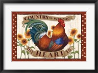 Country Heart I Dots Fine Art Print