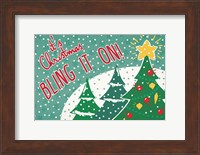 Retro Christmas IV Bright Fine Art Print