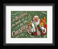 Santas List IV Framed Print