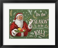Santas List III Framed Print