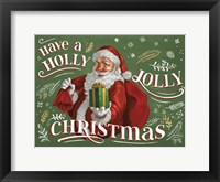 Santas List I Framed Print