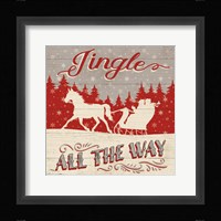 Holiday in the Woods I Framed Print