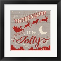 Holiday in the Woods II Framed Print