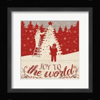 Holiday in the Woods IV Framed Print