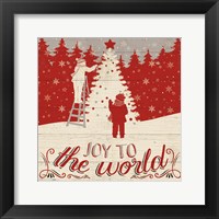 Holiday in the Woods IV Framed Print