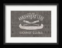 Soft Lodge VII Dark Framed Print