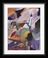 Kirche in Murnau, 1910 Fine Art Print