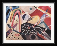 White Zig Zag Fine Art Print