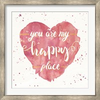 Happy Hearts II Pink Fine Art Print