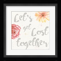 Paris Blooms VIII Square Framed Print