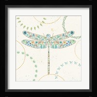Flutterby Blooms III Framed Print