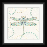 Flutterby Blooms II Framed Print