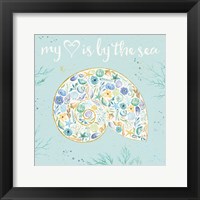 Seaside Blossoms III Framed Print