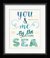 Coastal Words II v.2 Framed Print