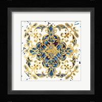 Little Jewels IV Blue Framed Print