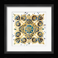 Little Jewels III Blue Framed Print