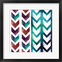 Lost in Words Mixed Pattern II Framed Print