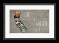 InstaStates V Dark Framed Print