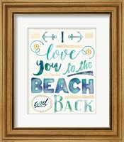 Coastal Words I Fine Art Print