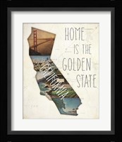 InstaStates I Framed Print