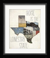 InstaStates III Framed Print