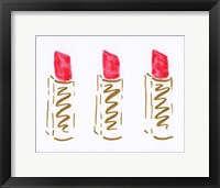 Lipstick Trio Fine Art Print