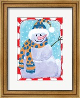 Happy Snowman I Fine Art Print