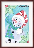 Happy Snowman II Fine Art Print
