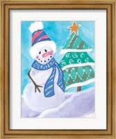 Happy Snowman III Fine Art Print