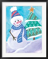 Happy Snowman III Fine Art Print