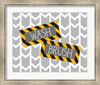Construction Wash Brush Fine Art Print