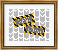 Construction Wash Brush Fine Art Print