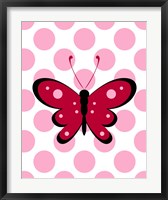 Butterfly Polka Dots Fine Art Print
