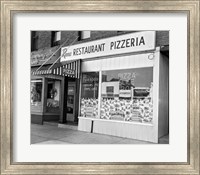 1960s Restaurant Pizzeria Storefront Fine Art Print