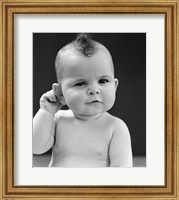 1940s Baby With Slight Squinting Eyes Fine Art Print