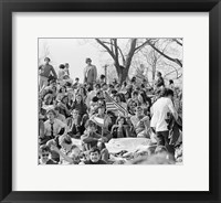 1970s April 22 1970 Crowd Attending The First Earth Day Fine Art Print