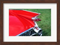 1959 Cadillac Tail Fin And Tail Light Fine Art Print
