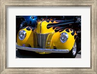 1939 1940 Ford Flame Job Painted Hot Rod Automobile Fine Art Print