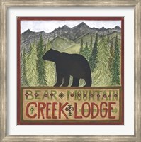 Bear Mountain Creek Lodge Fine Art Print