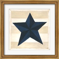 Blue Star, White Stripes Fine Art Print