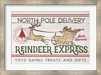 Reindeer Express Fine Art Print