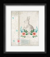 French Spring Rabbit Framed Print