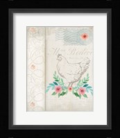 French Spring Chicken Framed Print