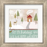 Home Sweet Home for the Holidays Fine Art Print