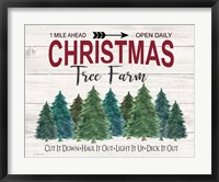 Deck It Out Christmas Tree Farm Fine Art Print