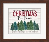 Deck It Out Christmas Tree Farm Fine Art Print